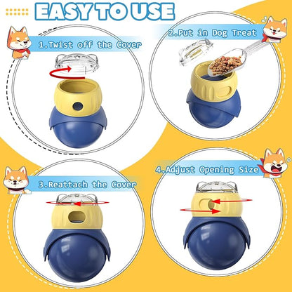 Interactive Dog Toys to Keep Them Busy, Treat Dispensing Slow Feeding Dog Enrichment Toys for Small Dog