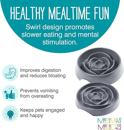 Messy Mutts Interactive Slow Feeder Bowl