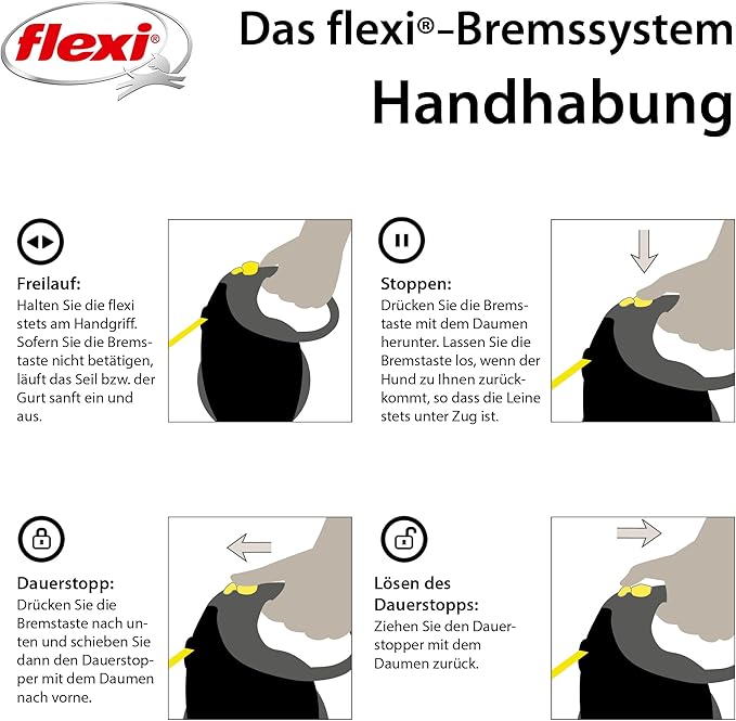 Flexi Giant Professional, Gurt, L: 10 M, Schwarz/Neon