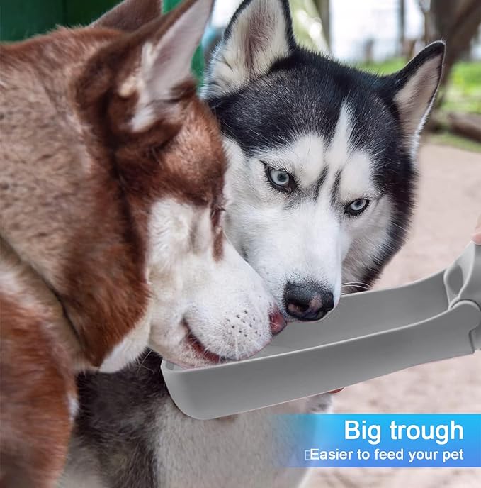 Portable Dog Small Animals Water Bottle for Walking 19 OZ or 12 OZ Pet Water Bottles for Puppy Medium Large Dogs Little Animals Water Dispenser Dog Small Animals Water Bowl