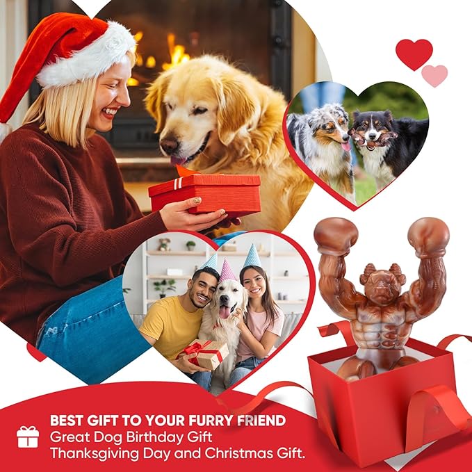 Dog Toys for Aggressive Chewers, Indestructible Dog Toys, Tough Toys for Aggressive Chewers to Keep Them Busy, Dog Chew Toys for Small/Medium/Large Dogs