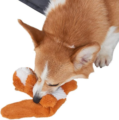 JOYELF Plush Squeaky Toys for Medium and Large Dogs - No Stuffing, Durable Interactive 3 Pack With Squeaky and Crinkle Paper - Penguin, Polar Bear and Otter