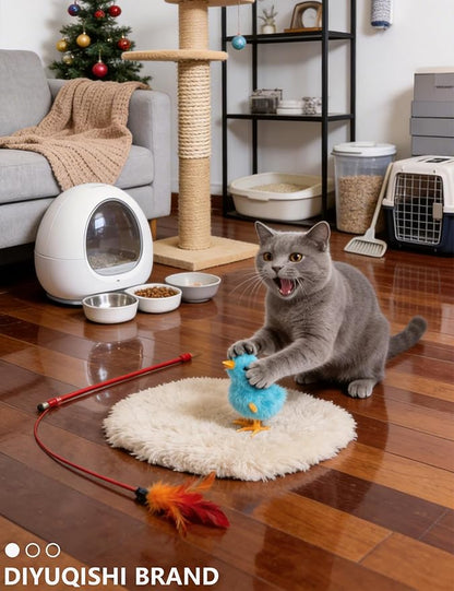 16 Pack Indoor Kitten Cat Toys Balls with PP Material, Plush Toys and Bell Balls for Cats and Breeds (1.5'' - 3.7'')