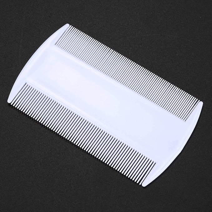 4 Pcs Lice Combs, Double sided Pet Combs, Cat Dog Pet Grooming Fine Tooth HairMixed Color