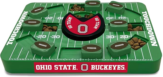 Pets First NCAA Ohio State Large Puzzle Toy - Interactive Dog Treat & Slow Feeding Toy