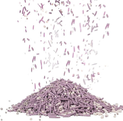 Tofu Cat Litter, Dust-Free Kitty Litter, Fast Drying, Ultra Absorbent Clumping Cat Pellets, Lavender Odor Control, Less Scattering, Dust-Free Mixed Tofu.