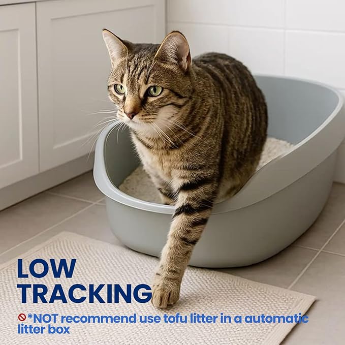 OPET Mixed Tofu Cat Litter - 18lb Strong Clumping Litter, Mixed Tofu and Bentonite, 99.9% Dust Free and Flushable Cat Litter, Natural Sustainable Ingredients Odor Control, Low Tracking（18lb, Fresh）