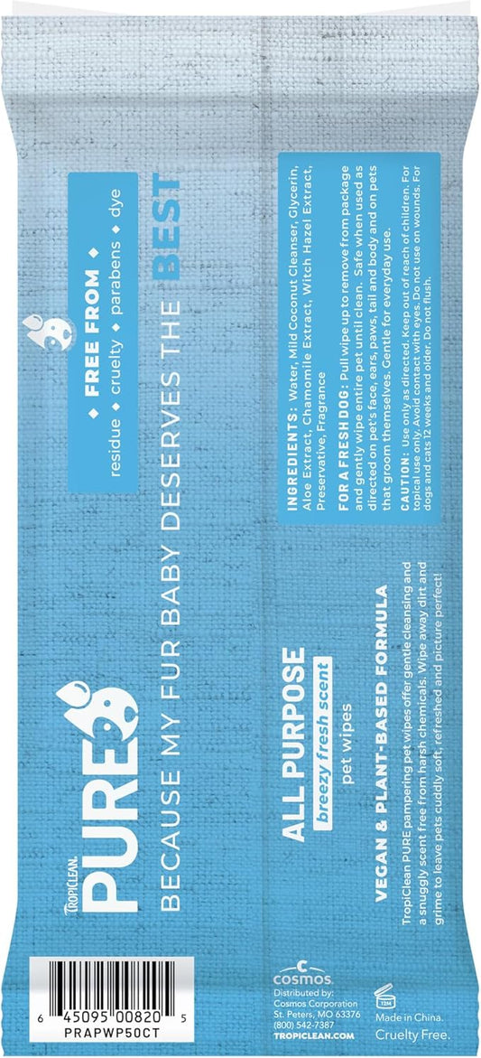 Pure All Purpose Wipes, 50ct