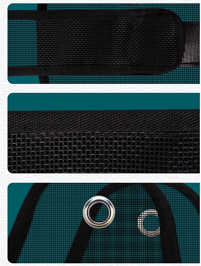 Cat Grooming Hammock, Anti-Scratching Mesh Bag, Dog and Cat Grooming Harness with S-Hook, Adorable Mesh Build, Puppy Kitten Home and Bathroom Tool for Ear Washing Combing Bathing