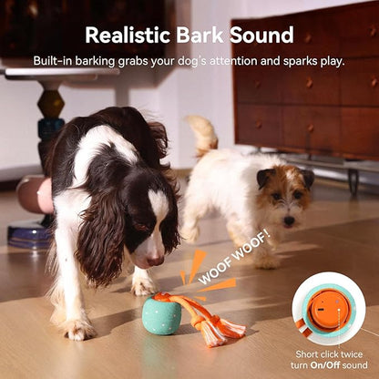 Smart Interactive Dog Toy, Wicked Ball Rolly, Automatic Moving, Bouncing, Rotating, E-TPU Material, Active Rolling Interactive Dog Ball for Medium and Large Dogs