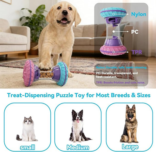 Interactive Dog Puzzle Toys for Small Medium Large Breed - Durable Smart Puppy Enrichment Dogs Toy to Keep Them Busy, Mental Brain Stimulation Treat Dispensing Training & Slow Feeder by MateeyLife