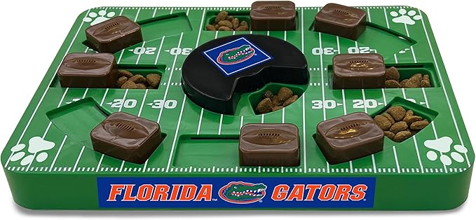 Pets First NCAA Florida Gators Puzzle Toy, Puzzle Treat Dog Toy, Interactive Dog Treat Toy, Dog Puzzle Fedding Slow Toy