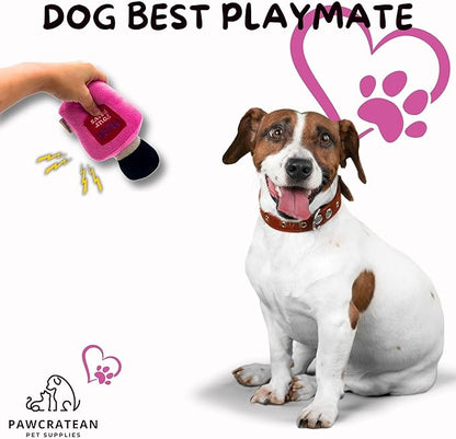 7" Squeaky Plush Toy for Puppies Small Dogs Self Etertainment Washable Soft Made [PET ONLY] (Beauty Style)