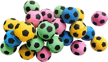 YnFag Foam Soccer Balls Cat Toys for Indoor Cat Balls (24 Soccer)