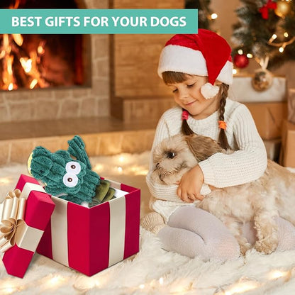 Squeaky Dog Toys for Large Dogs, Cute Puppy Toys, Plush Stuffed Pet Dog Toys with Crinkle Paper, Interactive Tug of War Dog Toys to Keep Them Busy for Small Medium Big Dogs