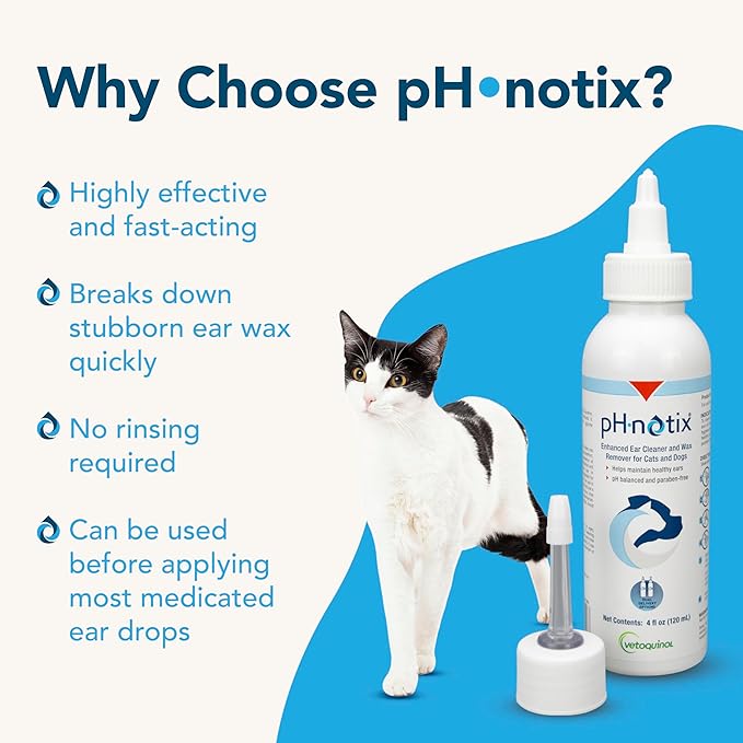 Vetoquinol pH•notix Enhanced Ear Cleaner,
