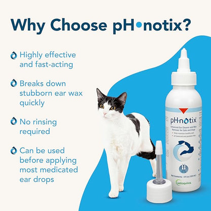 Vetoquinol pH•notix Enhanced Ear Cleaner,