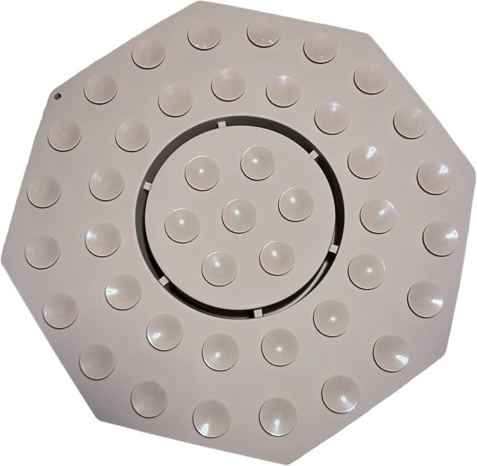 Mandala Slow Feeder Bowl Grub Lick Mat for Dogs & Cats with Suction Cups- Silicone Mandala Slow Feeder Lick Mat Dog Bowl - Non Slip Dog Bowl for Small Medium Large Breed (Dusty Rose)