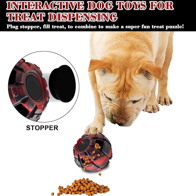 Yipetor Dog Toy, Frozen Dog Treats to Keep Dogs Busy, Interactive Treat Dispensing Dog Toy Puzzle, Interactive Chew Toys for Puppy Small Medium Dog, Power Chewer, Durable Rubber-Easy to Clean (Medium)
