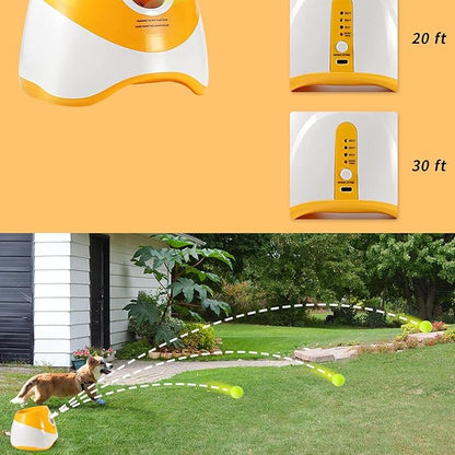 Genérico Dog Ball Thrower Machine | Interactive Pet Throwing Machine,Pet Interactive Ball ,for Outdoor House Family Play Exercise and