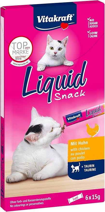 Vitakraft Cat Liquid Snack Pollo+Taurina