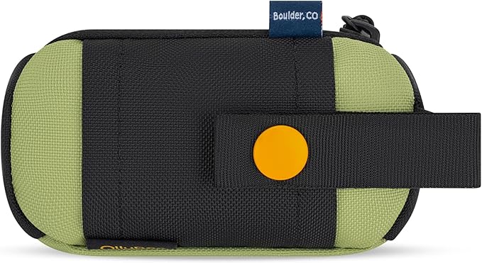 OllyDog Scoop Pick Up | Dog Poop Bag Holder | Lightweight & Water-Resistant Dispenser | Leash Attachment for Hands-Free Carry | Fits Standard Waste Bag Rolls (Palm)