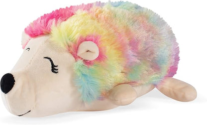 FRINGE STUDIO Rainbow Hedgehog-Plush Dog Toy (289356), Multicolor