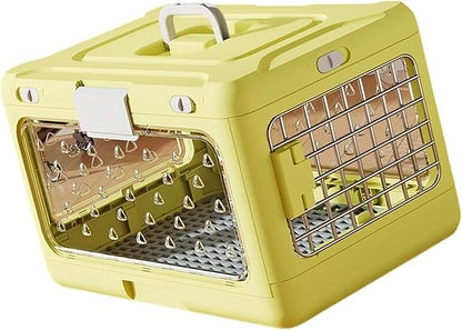 Foldable Pet Carrier with Anti Pee Layer and Spacious Inside for Comfort Compact Pet Carrier