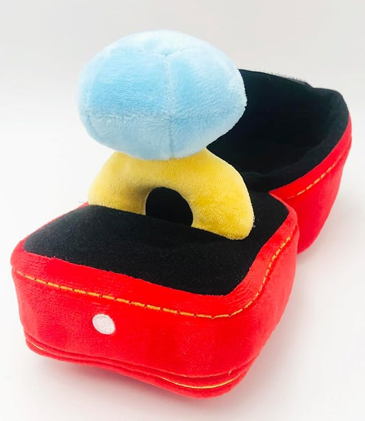 Bonne et Filou Dog Squeak Toys, Ring for Engagement and Wedding, Engagement Toys, Puppy Wedding, Plush Diamond Ring Squeaky Dog Toy for Small & Medium Dogs
