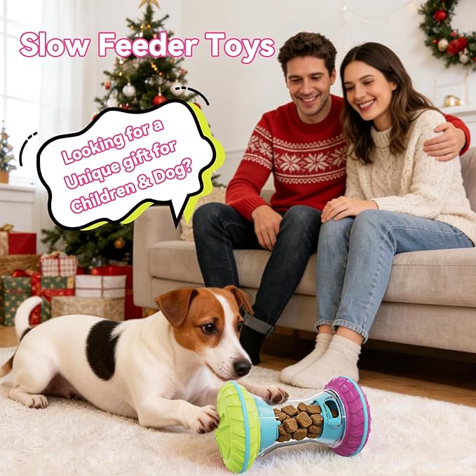 MateeyLife Interactive Dog Puzzle Toys for Small Medium Large Breed - Durable Smart Puppy Enrichment Dogs Toy to Keep Them Busy, Mental Brain Stimulation Treat Dispensing Training & Slow Feeder