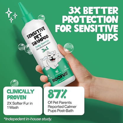 Dog Shampoo & Conditioner for Smelly Dogs - Zesty Zoomies Dog Shampoo for Itchy Skin Relief - Hypoallergenic Pet Shampoo for Conditioner, Moisturizing & Itching.