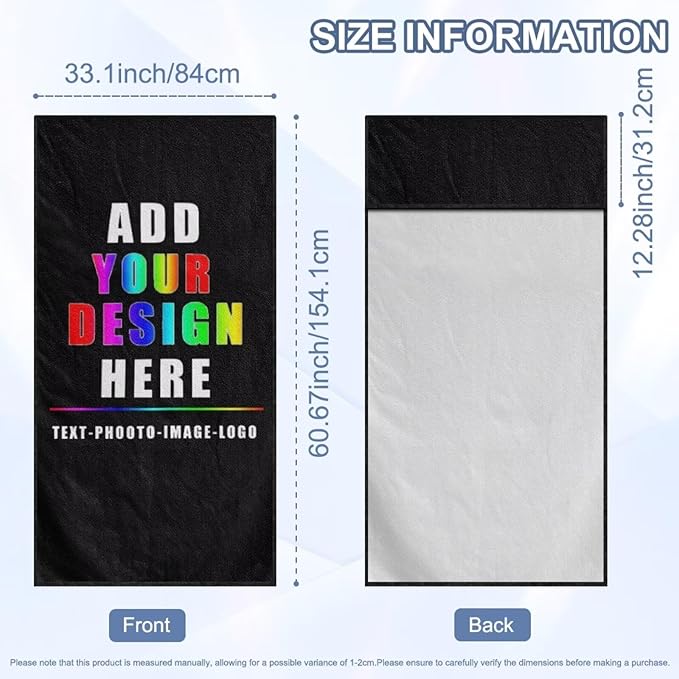 SEANATIVE Customization Car Seat Towel Cover with Storage Bag Seat Post Workout Sweat Washable Covers for Car Towel for Dog Pet Workout Outdoor Yoga Sport Activities