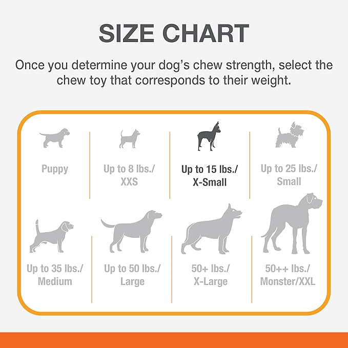 Nylabone Power Chew Ring Bone Chew Toy, Dog Toys for Aggressive Chewers, Flavor Medley, X-Small - Up to 15 lbs. (Pack of 2)