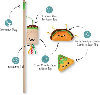 Fringe Studio Feeling Like A Guac-Star, 3PCS Multi Pack with Wand, PetShop Collection (612003)