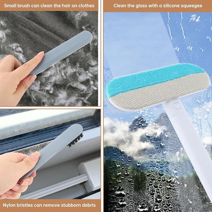 4-in-1 Multifunctional Pet Hair Remover Tool – Reusable & Washable Lint Brush for Cats & Dogs, Removes Hair from Furniture, Couches, Carpets, and Clothes