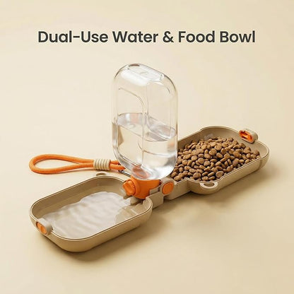 Portable Pet Travel Collapsible Bowls, Dog Camping Hiking Water Bottle, Cat Travel Bowl, Dog Walking Water Bottle Outdoor Bottle for Big Dogs, Durable, Easy to Clean