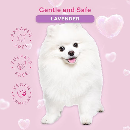 Paris Hilton Dog Perfume, Deodorizer & Detangler | Odor Neutralizing with Gentle Calming Lavender Scent - Sulfate-Free, Vegan, Hypoallergenic for All Pet Breeds 10oz/295ml
