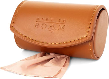 MADE TO ROAM On Dooty Pack - Premium Dog Poop Bag Holder for Leash, Vegan Leather Waste Bag Dispenser for Poop Bag Rolls - Arizona Heartbeat