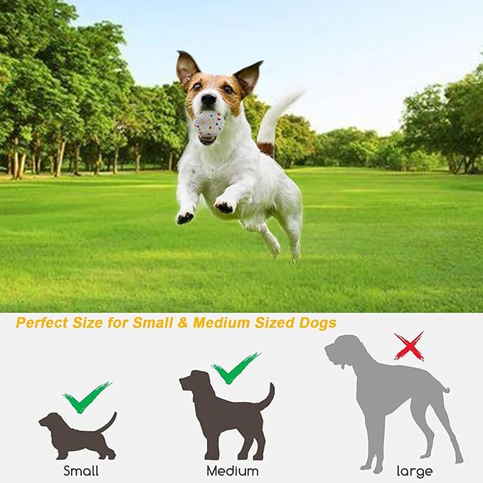 SOCO Automatic Ball Launcher for Dogs with Random Mode, 3 Settings to 45FT, Rechargeable Dog Ball Thrower with 4 ETPU Tennis Balls for Small Medium Breeds