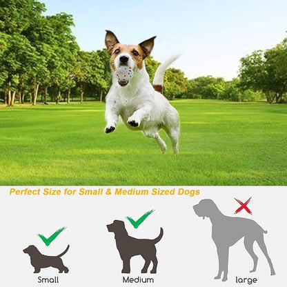 SOCO Automatic Ball Launcher for Dogs with Random Mode, 3 Settings to 45FT, Rechargeable Dog Ball Thrower with 4 ETPU Tennis Balls for Small Medium Breeds