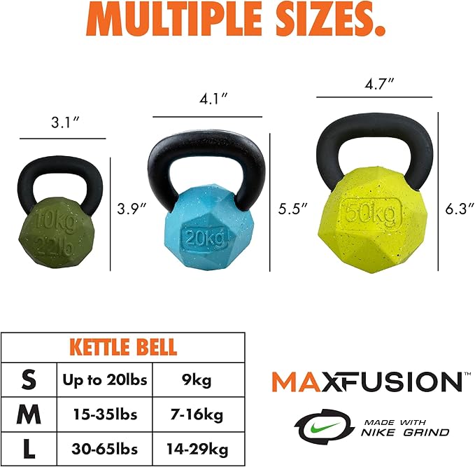 Max Fusion Made with Nike Grind, Arlee Kettlebell Treat Dispensing Dog Toy, Durable Green Dog Treat Toy, Treat Dispenser Toys, Natural Rubber Chew Toy, Small, 1 Count