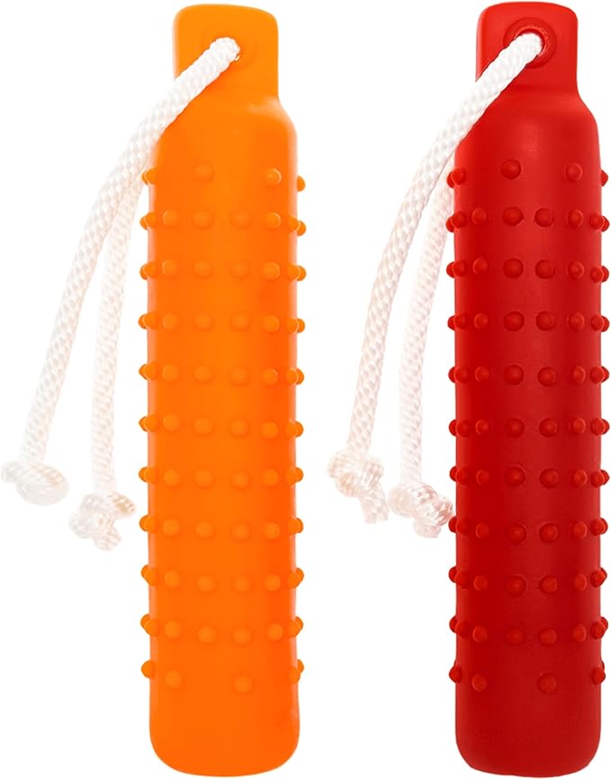Dog Float Toy - Interactive Training Bumper & Fetching Retrieving Dog Water Toys Dummy Outdoor - Lightweight for Float on the Water Pool Fetch Rope Pet Toys for Small, Medium, Large Dogs
