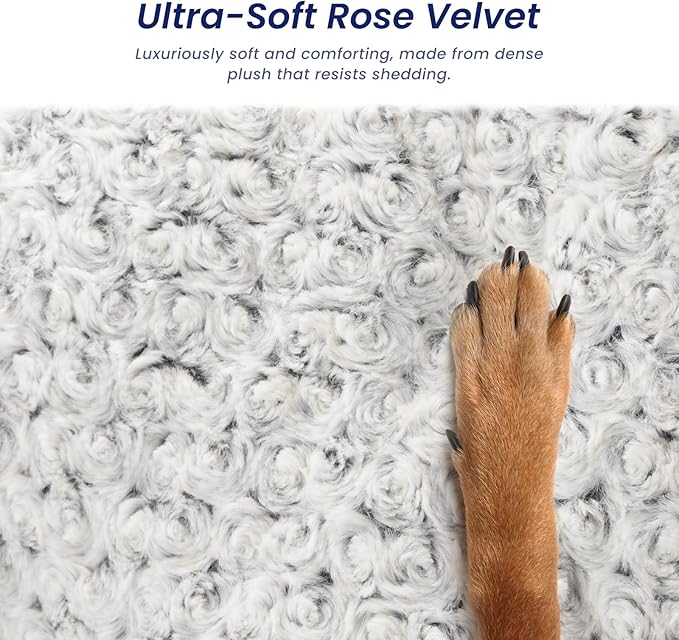3.5" Thick Deluxe Plush Dog Bed Mat for Car, Comfy Dog Seat Cover, Pet Bed & Seat Cover Protector, Washable & Anti-Slip Travel Pet Mat, Fit for Backseat Extenders of Cars Trucks SUVs, 54" x 25”