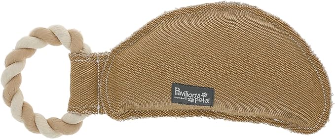 Pavilion Gift Company - Taco - Canvas Rope Dog Toy Taco Food Tug of War Puppy K9 Doggy Lover Parent Gift
