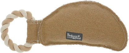 Pavilion Gift Company - Taco - Canvas Rope Dog Toy Taco Food Tug of War Puppy K9 Doggy Lover Parent Gift