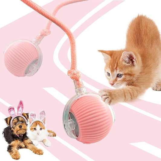 Valentines Day Gifts 2025 New Electric Dog Ball Toy,360° Smart Automatic Interactive Rolling Ball, Smart Pet Toy,Interactive Dog Toys,Gift for Kids