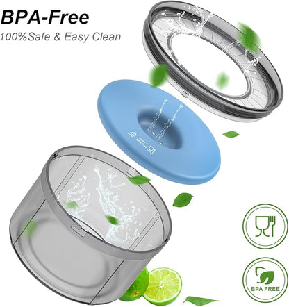 1Gallon No Spill Dog Water Bowl-3.8L Large Capacity, BPA-Free, Anti-Splash & Anti-Digging Design with Non-Slip Base, for Messy Drinkers