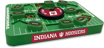 Pets First NCAA Indiana Large Puzzle Toy, Dog Puzzle Treat Toy, New Large Size, Interactive Dog Treat Toy, Dog Slow Feeding Toy