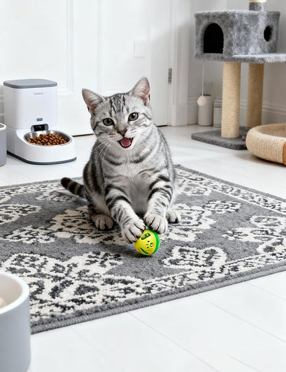 10 Pcs Hollow Cat Bell Balls Indoor Cat Toys for Bored Kittens Durable Jingle Chase Play (1.5'' - 2.1'')