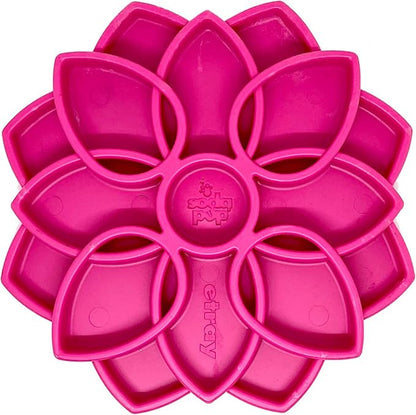 SodaPup Mandala eTray – Durable Slow Feeder Tray Made in USA from Non-Toxic, Pet-Safe, Food Safe Material for Mental Stimulation, Calming, Avoiding Overfeeding, Slow Eating, Healthy Digestion & More